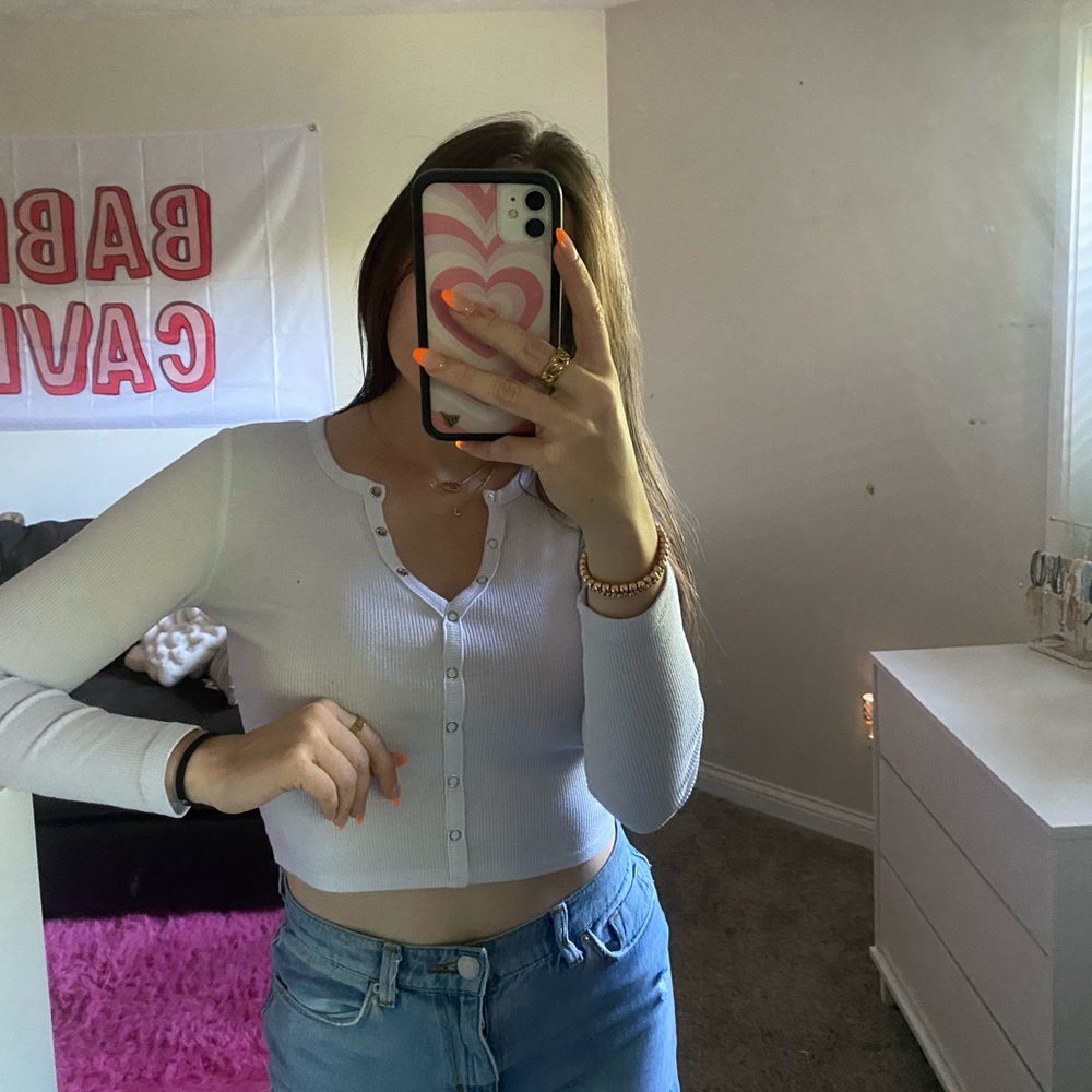 Forever 21 Cropped Long Sleeve